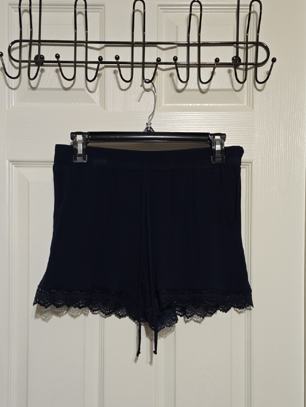 Kingston Navy Elastic Waist Shorts
